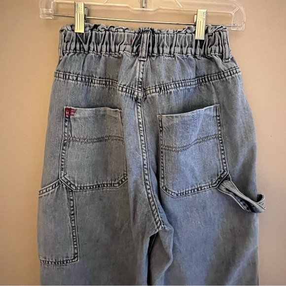 BDG Urban Outfitters Carpenter High Rise Wide Leg Light Wash Size‎ XS - Picture 11 of 16